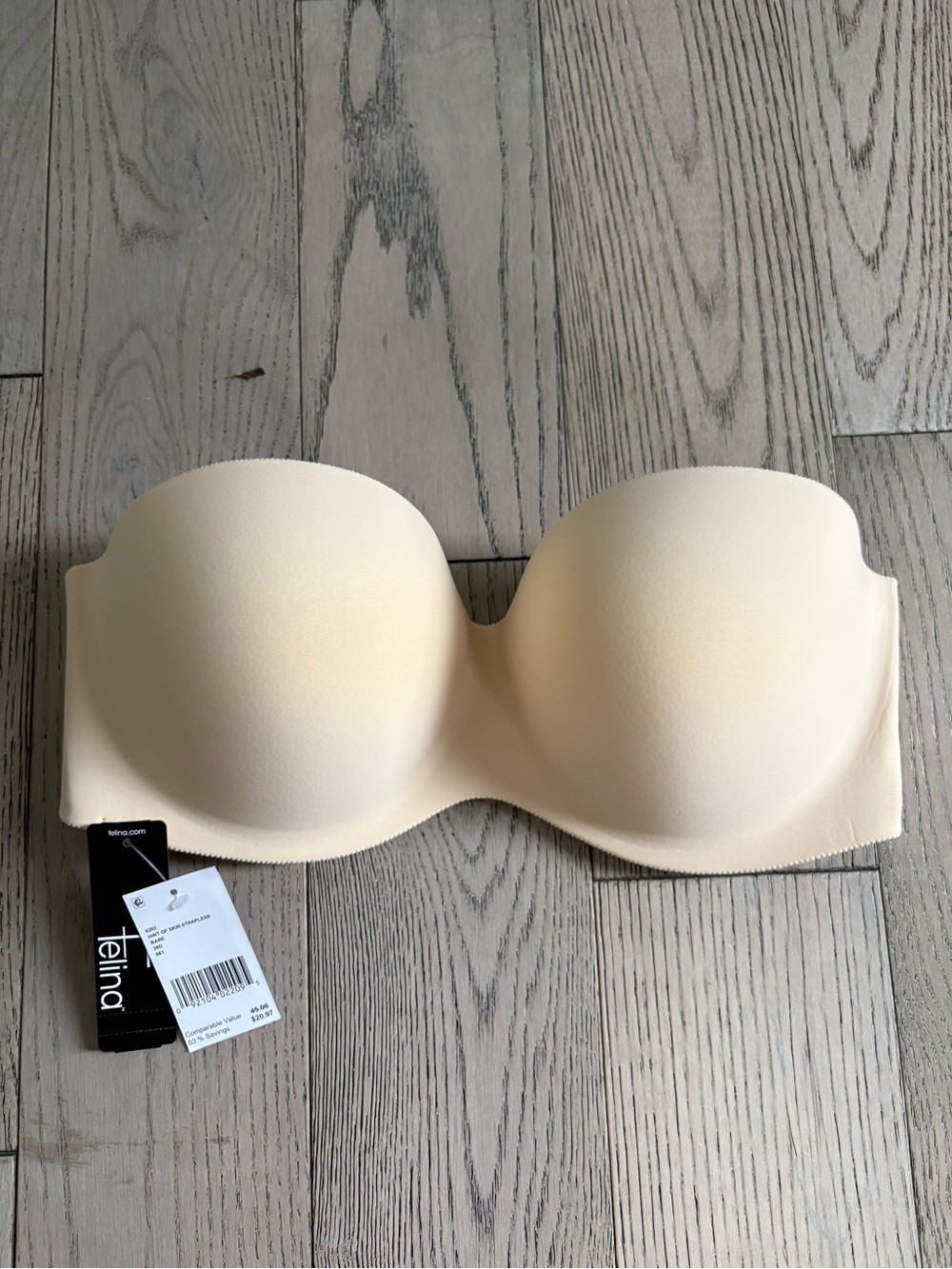 NWT Felina strapless bra 38D